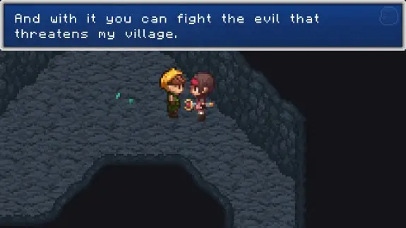 evoland's sucky story