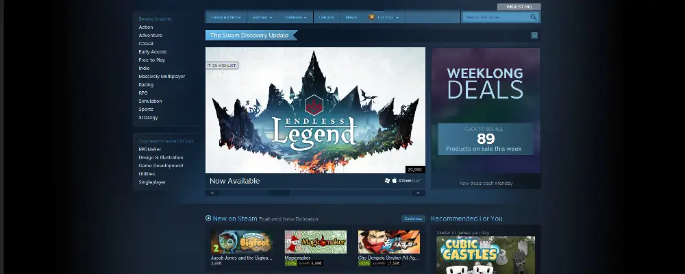 Steam räumt auf