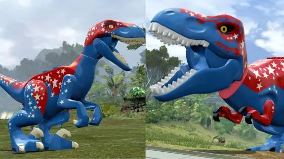 freedom raptor and liberty rex