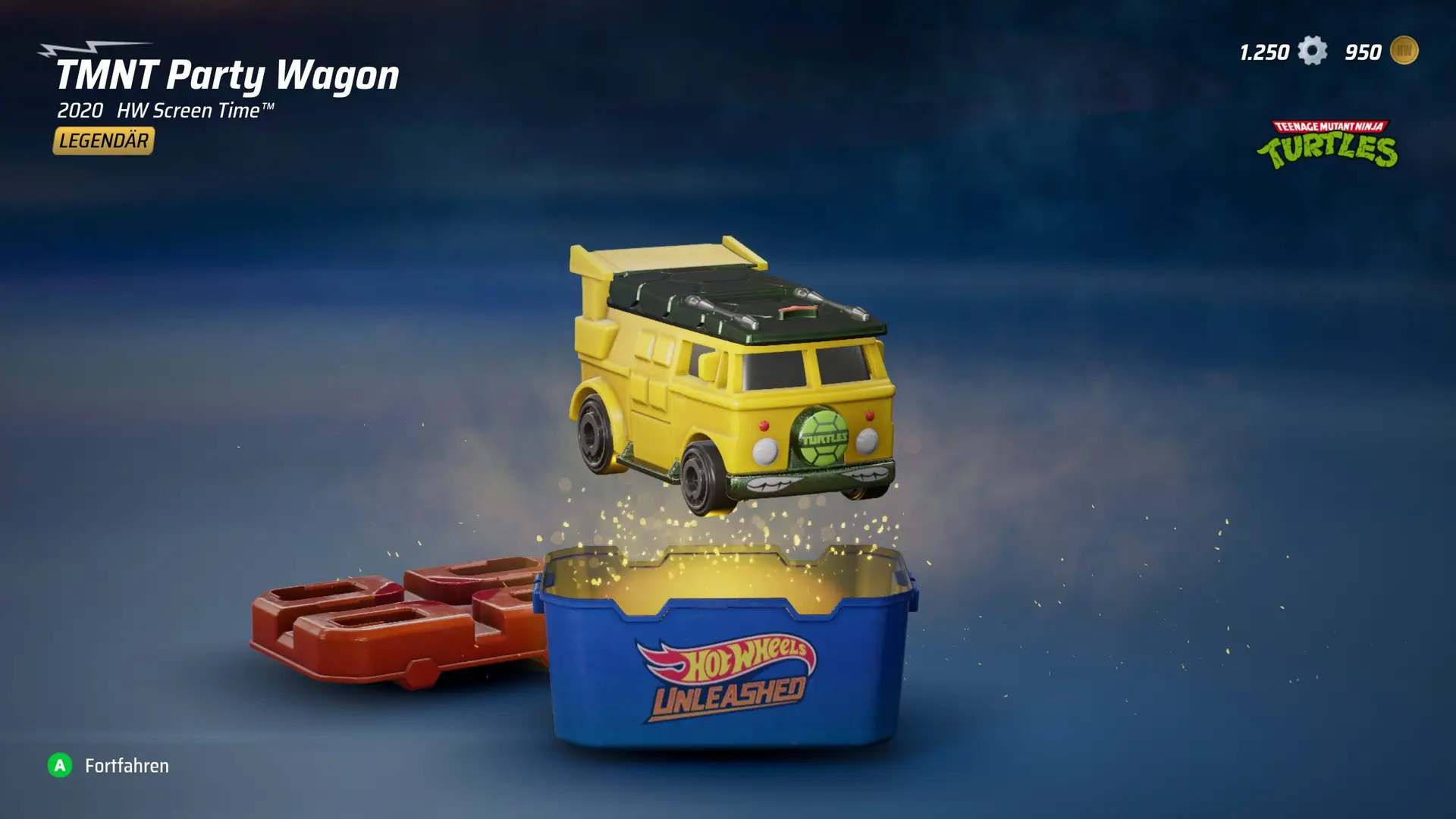 Mit etwas Glück holt man auch mal Legendäre Fahrzeuge aus Überraschungskisten. / Hot Wheels Unleashed